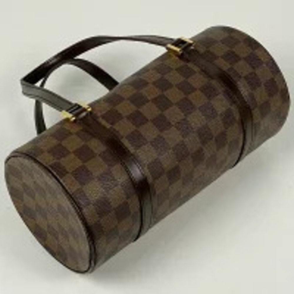 Louis Vuitton Barrel Damier handbag cylindrical Papillon brown Bag Brown